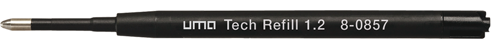 8-0857 uma Tech&reg; Refill 1.2 black
